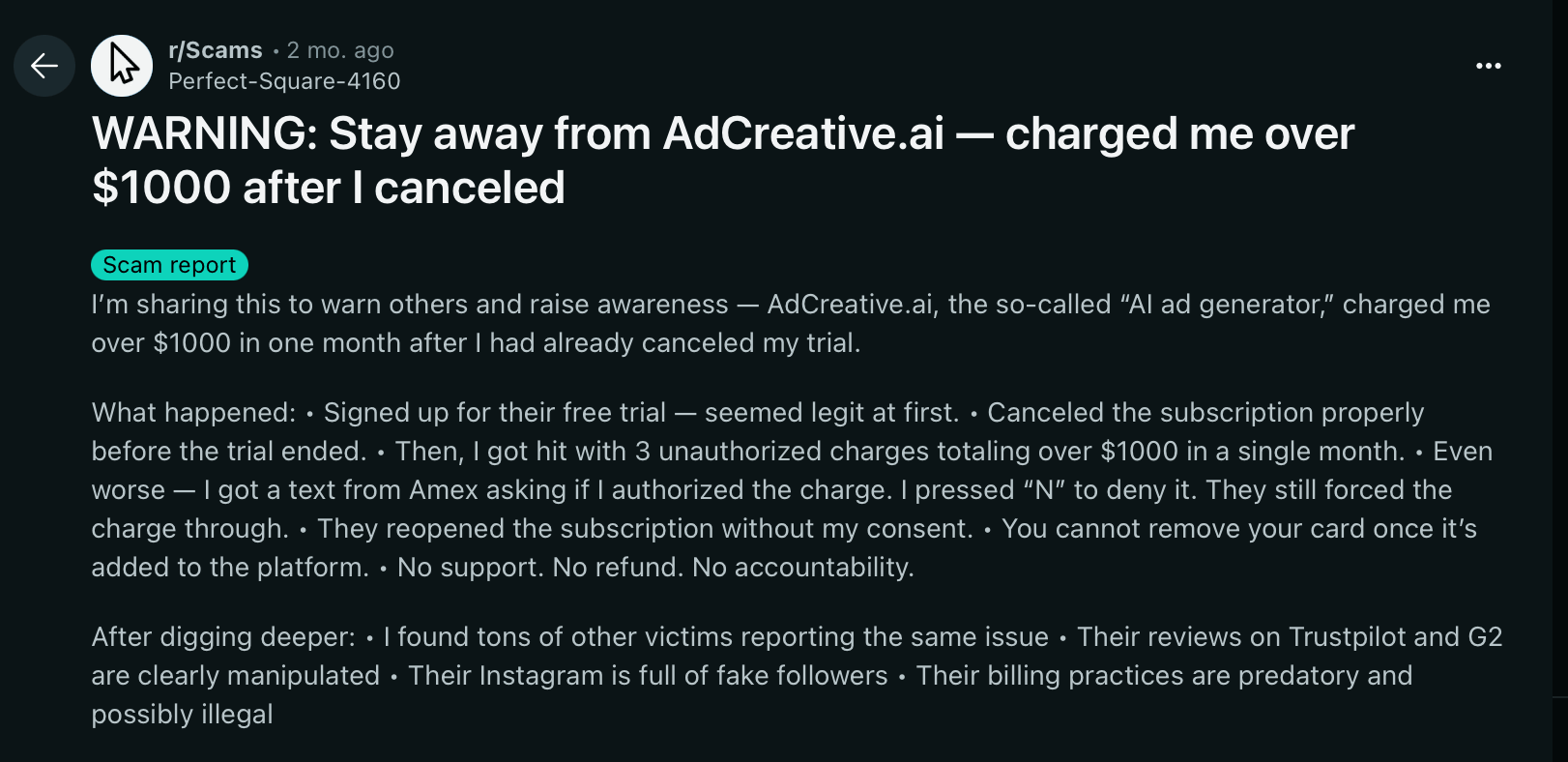 AdCreative.ai reddit review