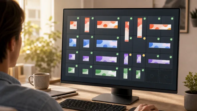 Banner Ad Campaign Workflow: Track Sizes and Delivery
