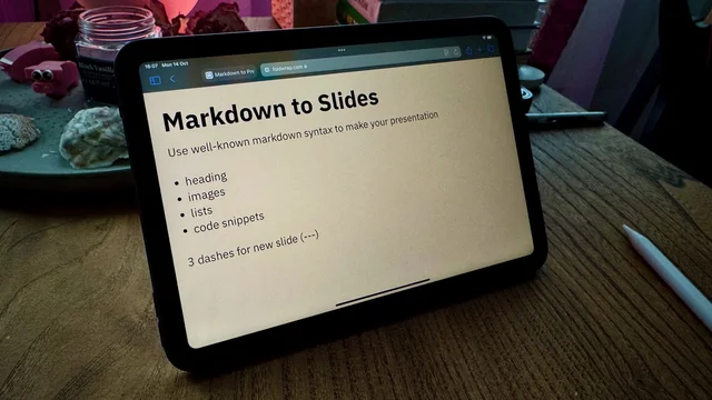 This Free Tool Turns Markdown into Ready-to-Go Presentations