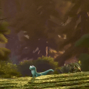 Cute lizard waving - hello